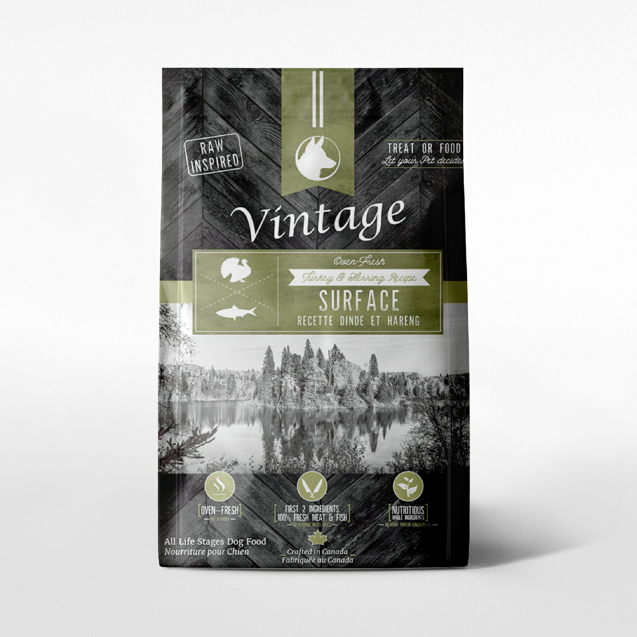 【Vintage 凡諦斯】無穀海陸全餐 全齡犬 天然烘培糧 火雞肉+鯡魚 犬飼料 犬糧 鮮肉寵物糧_300G