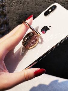 手機指環扣支架iphone蘋果安卓通用創意磁吸車載支架8plus華為oppo環指扣男女粘貼式多功能旋轉vivo網紅潮XS