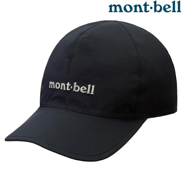 Mont-Bell Gore-tex Meadow Cap 防水棒球帽 1128691 BK 黑