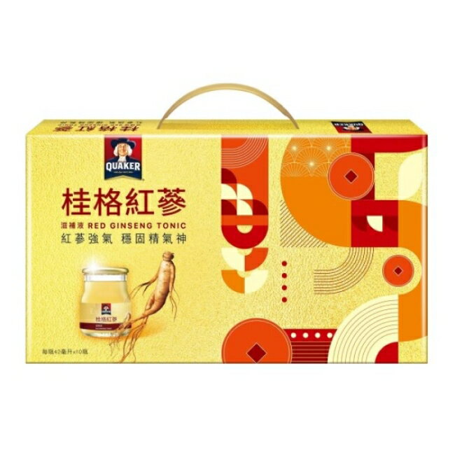 桂格紅參42ML10入禮盒