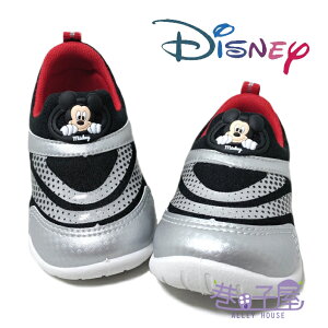 *迪士尼DISNEY 童款米奇套入式運動鞋 [118347] 黑 MIT台灣製造【巷子屋】
