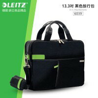 德國 LEITZ 多功能收納商務包 6039 13.3吋 筆電專用旅行包-M 黑/個 旅行包 電腦包 筆電包 公事包