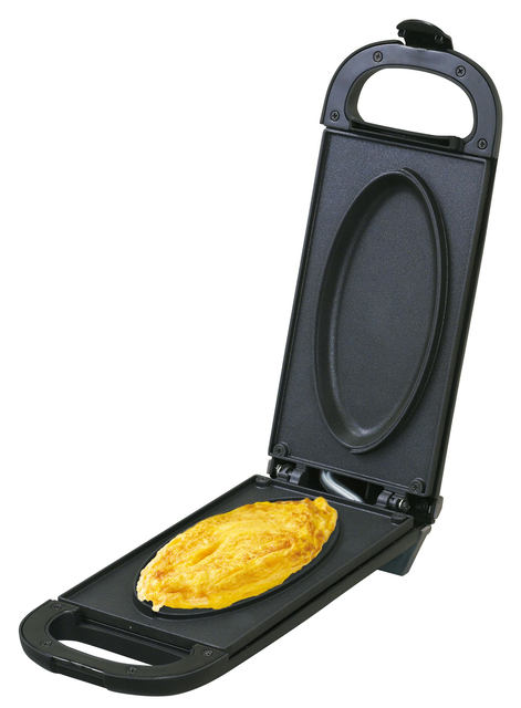 日本 DOSHISHA PIERIA HST-702 歐姆蛋煎製機 不須使用平底鍋也能做出有著漂亮外型的歐姆蛋 日本必買