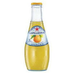 S.Pellegrino 聖沛黎洛氣泡水果水(葡萄柚口味)200mlX24瓶X箱(玻璃瓶)旋轉即開瓶