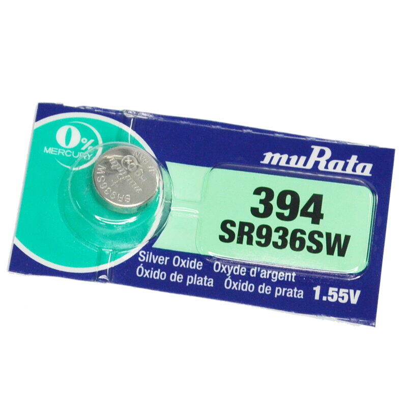 Murata水銀電池SR936SW 394鈕扣電池 手錶電池 電池【GQ356】 123便利屋