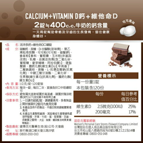 活沛多 鈣+Vit D (AW_2016) 1