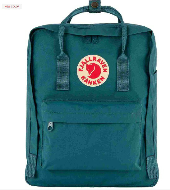 ├登山樂┤瑞典Fjallraven Kanken 復古後背包 方型書包 #F23510-669鴨綠
