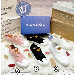帝安諾 - 實體店面 KANGOL 袋鼠 英國 女 帆布鞋 休閒鞋 編織 粉色 黑色 白色 6122160620【APP下單享4%點數】