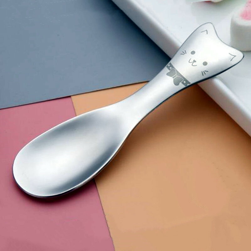304不銹鋼甜品勺子精致網紅冰淇淋雪糕勺家用韓式可愛湯更湯匙勺