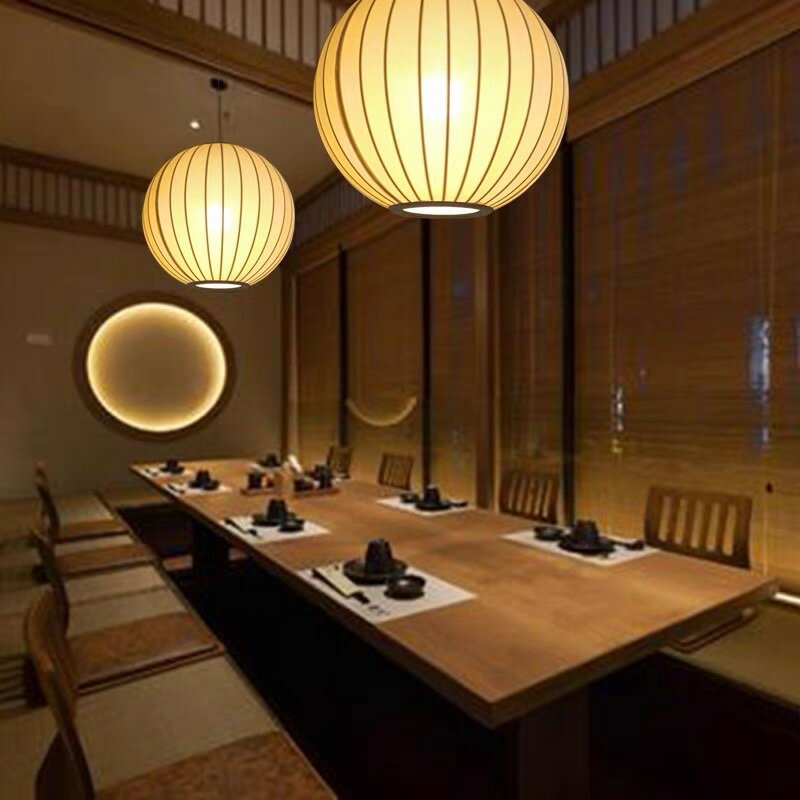 Lantern 布罩燈籠吊燈 中式吊燈 吸頂吊燈 E27 110-220V 1