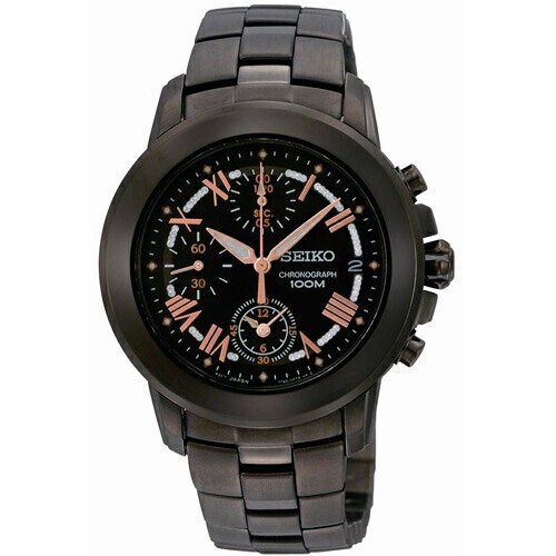 送禮首選★SEIKO 個性採風計時腕錶/電鍍IP黑/SNDY93P1(7T92-0LD0K) SK005 附提袋【全館滿額折價★APP下單點數4倍送】線上購買享 實體門市同步服務