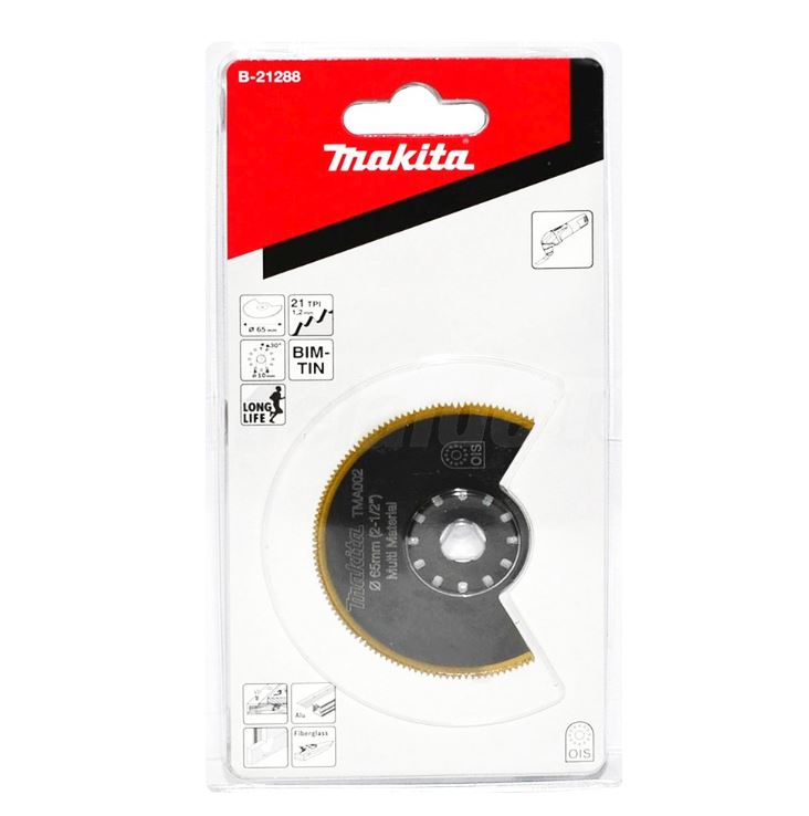 MAKITA 牧田 磨切片 B-21288 刀片 TMA002 鍍鈦塗層 適用 塑膠 玻璃纖維 非鐵金屬 磨切機