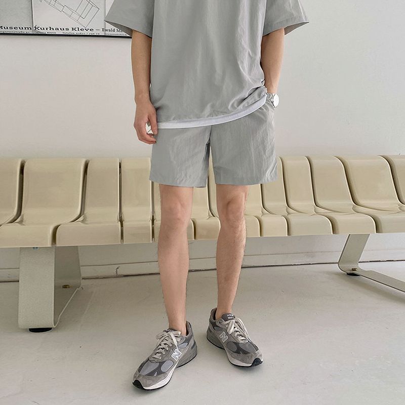 【巴黎精品】休閒套裝兩件套褲裝-短袖POLO衫休閒短褲男裝a1fy20