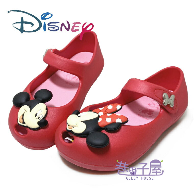 DISNEY迪士尼 童款立體米奇米妮造型娃娃鞋 [120203] 紅 MIT台灣製造【巷子屋】