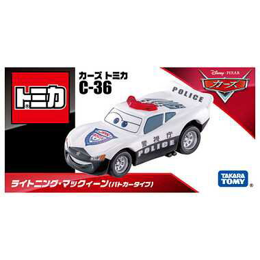 《 TAKARA TOMY 》TOMICA CARS C-36 閃電麥坤(警車救援版) 東喬精品百貨
