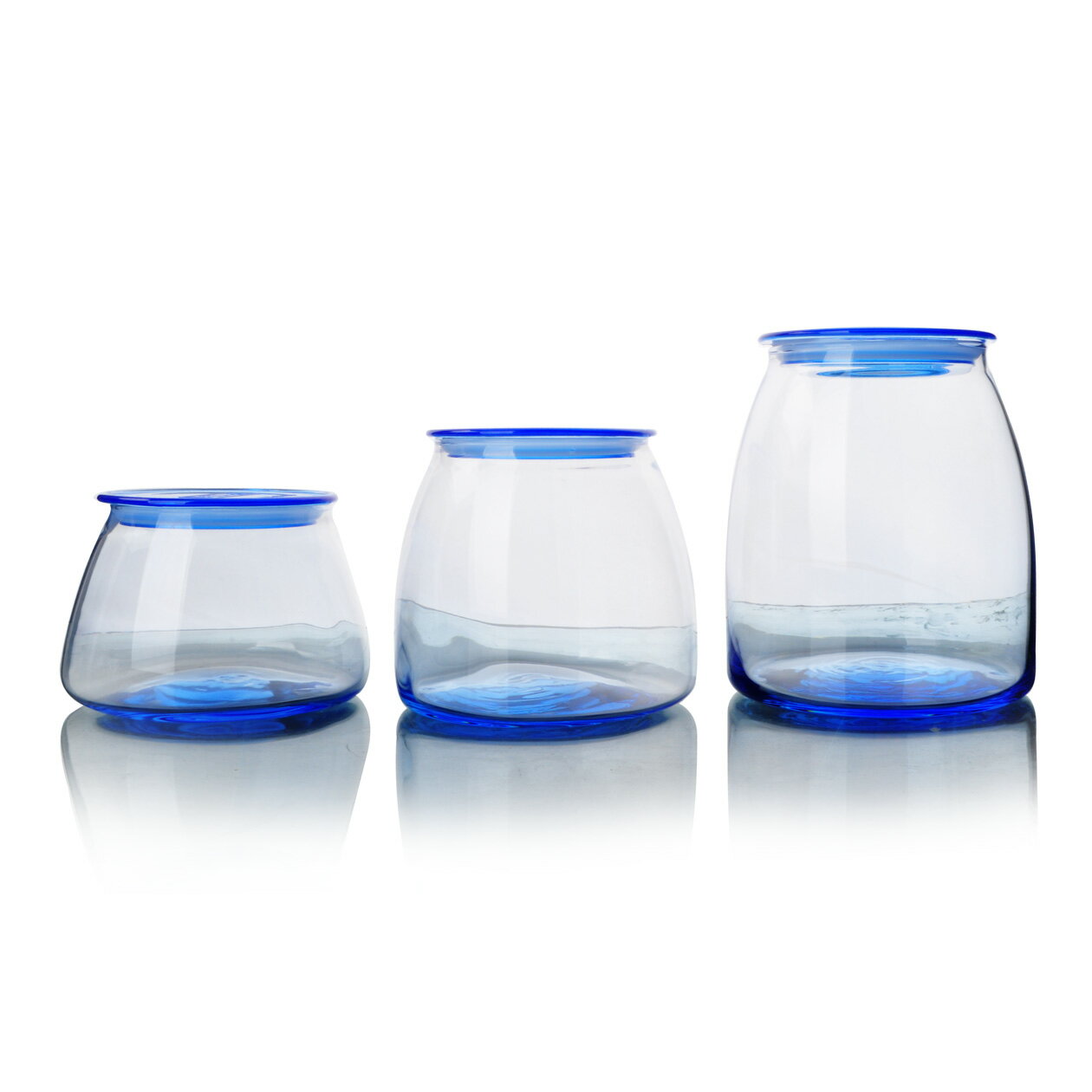錐形玻璃密封罐雜糧防潮儲物罐密封瓶茶葉罐奶粉罐玻璃瓶玻璃罐