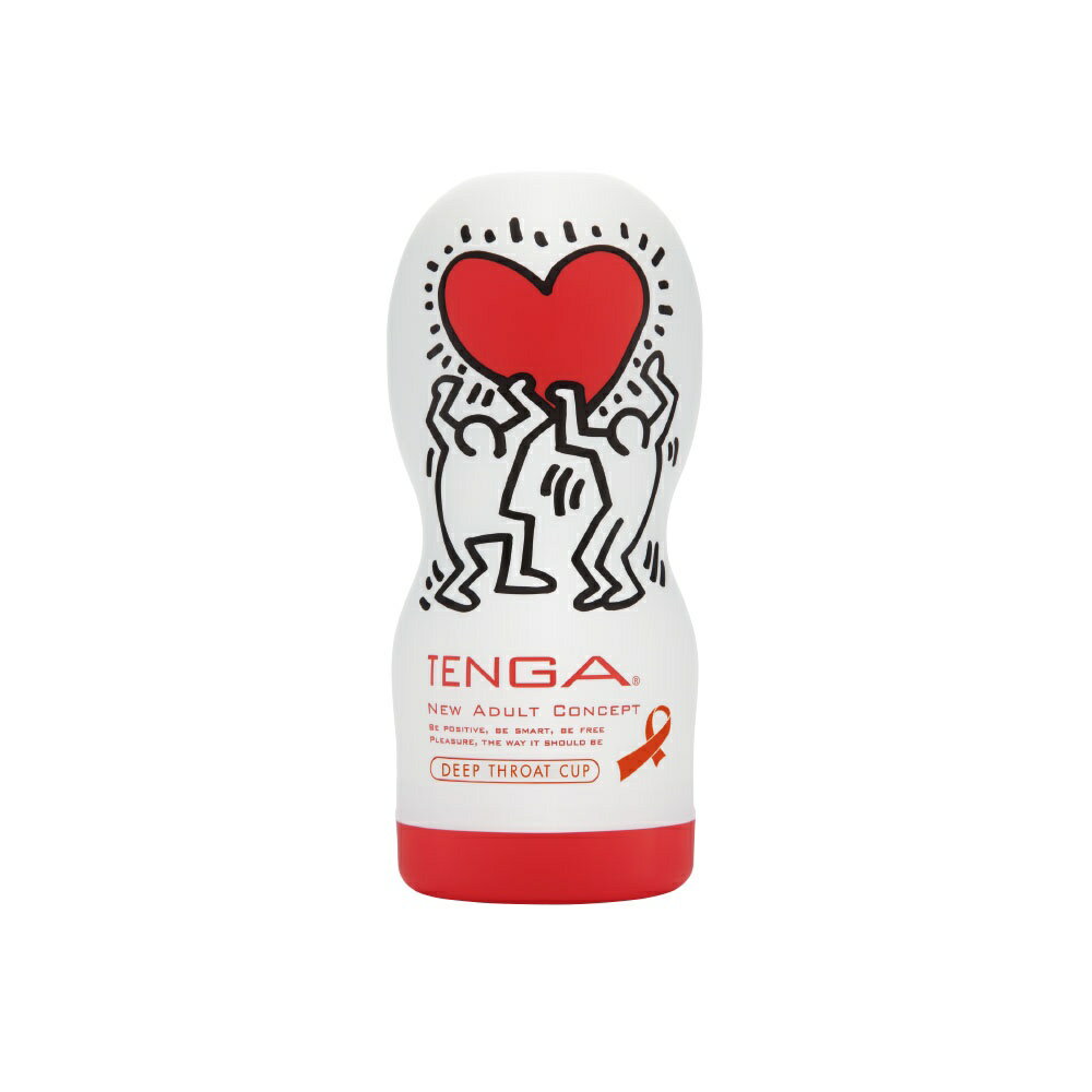 日本 TENGA×Keith Haring DEEP THROAT CUP漫畫款 原真空深喉吮吸型自慰杯 飛機杯 自慰套