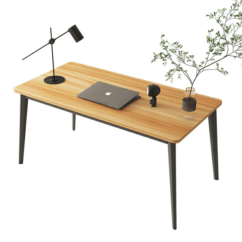 簡易電腦桌辦公桌鋼木書桌簡約現代雙人經濟型臺式桌子家用寫字臺
