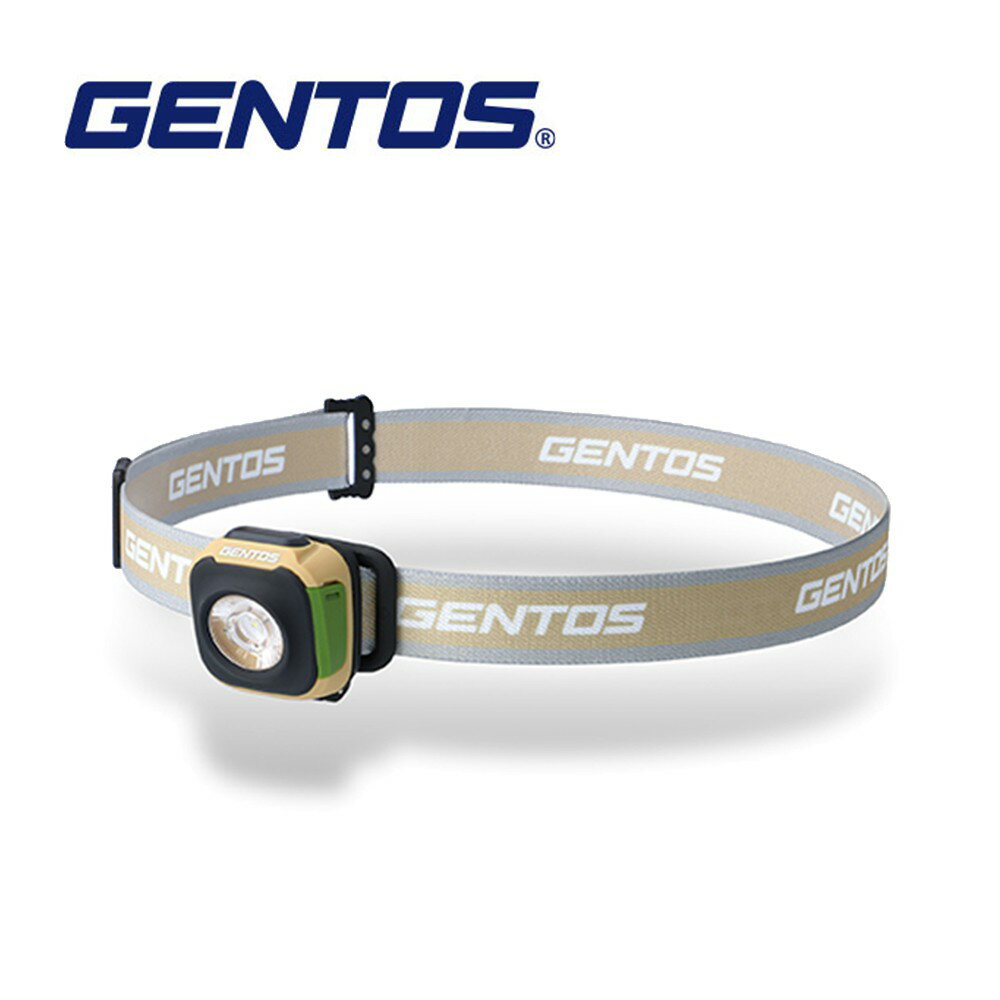 【Gentos】CP四季配色輕便型頭燈 秋 棕色- USB充電 260流明 IPX4 CP-260RAB