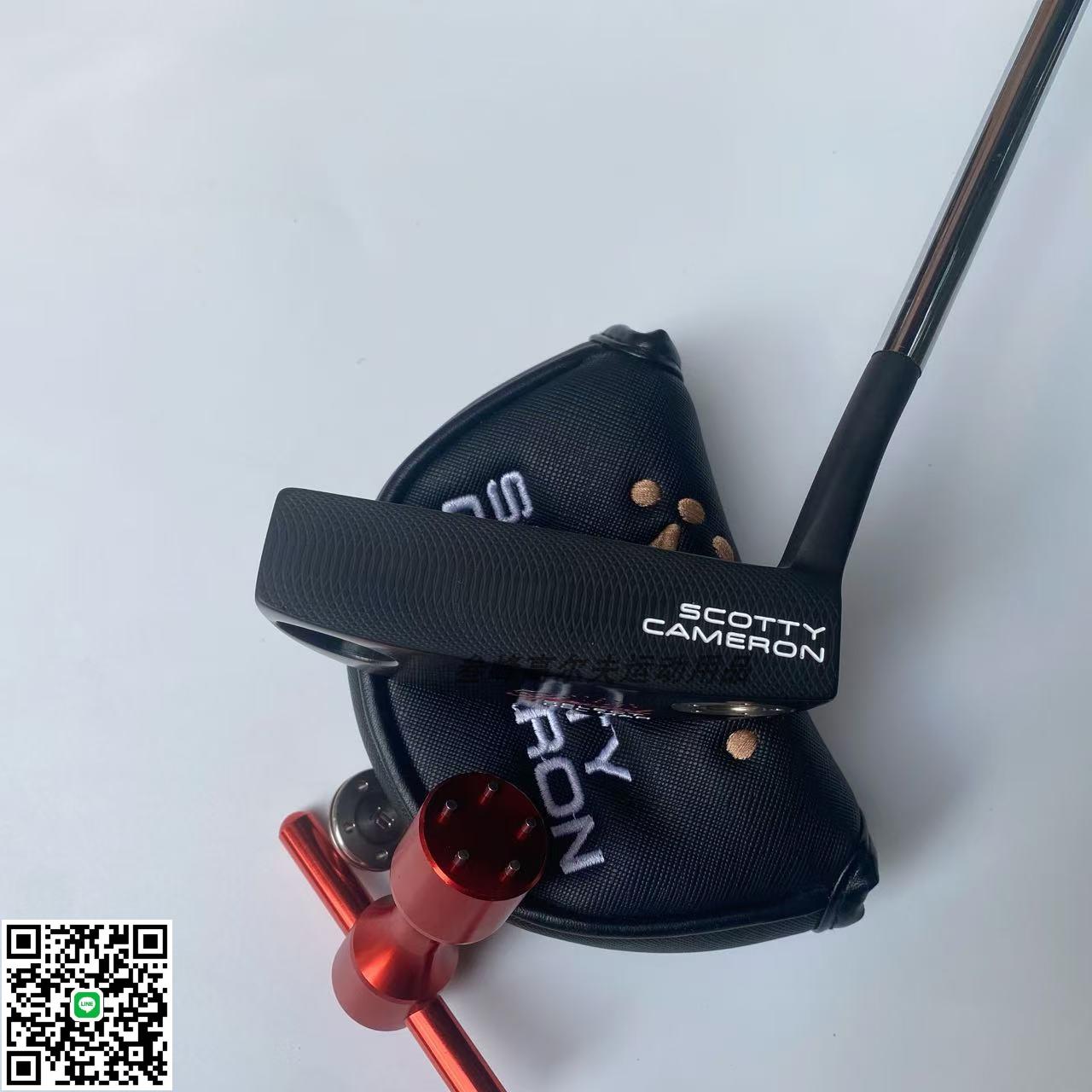 新款ScottyCameron高爾夫球半圓球桿通用黑色CNC推桿