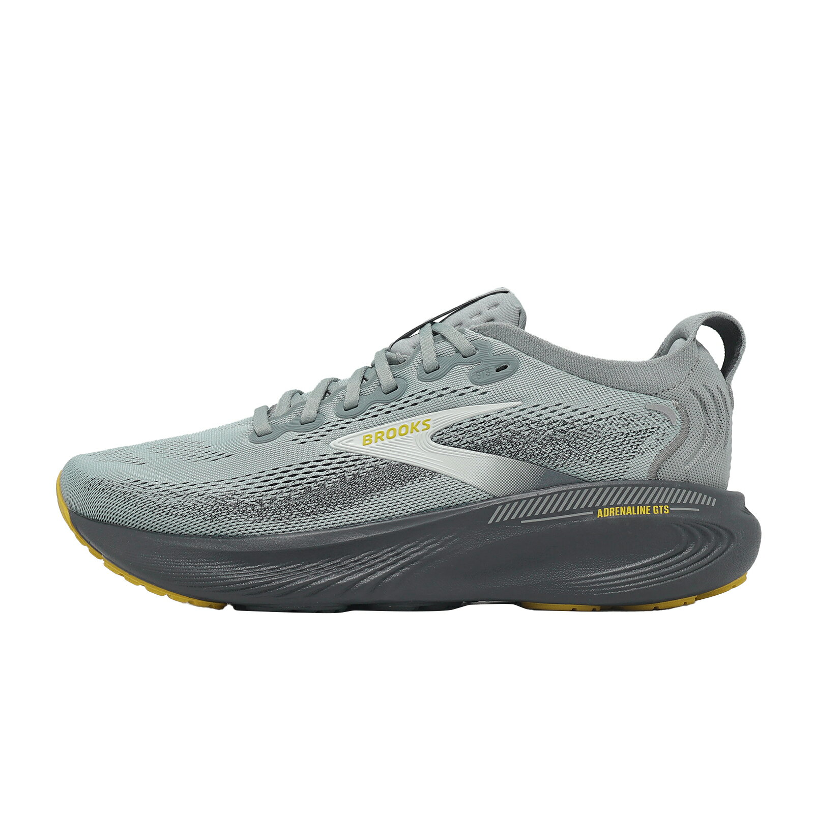 Brooks 慢跑鞋 Adrenaline GTS 25 2E 寬楦 男鞋 灰 緩震 1104542E044
