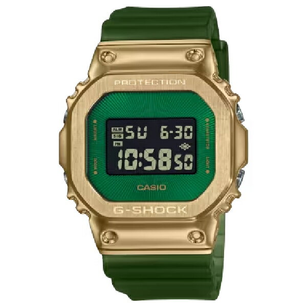 CASIO卡西歐 5600 系列 GM-5600CL-3 沙漠荒野離子電鍍金屬時尚潮流腕錶 低奢綠 43.2mm｜樂天全館特惠中★指定刷卡回饋10%