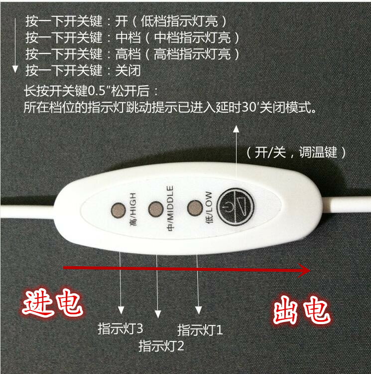 開關 LED智能調速線 調速器 USB風扇 CPU 顯卡電腦風扇控制轉速 1