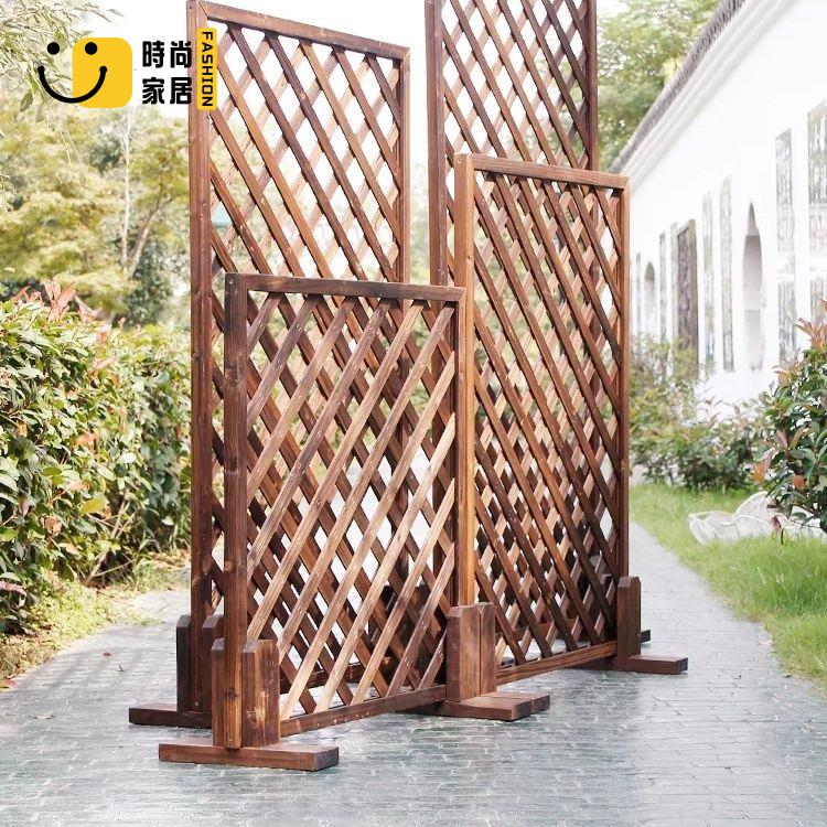 免運 戶外花架 爬藤架 柵欄架 庭院花架 防腐木花園圍欄柵欄戶外陽臺花架爬藤架網格護欄實木籬笆隔斷庭院特惠/店長優選 全館折扣 售後保障 工廠現貨 開立發票 s5329