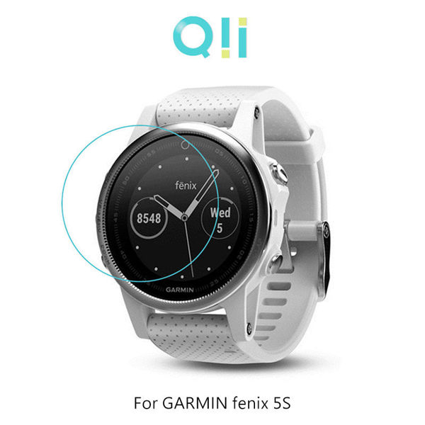 【愛瘋潮】Qii GARMIN fenix 5S 玻璃貼 手錶保護貼【APP下單最高22%回饋】