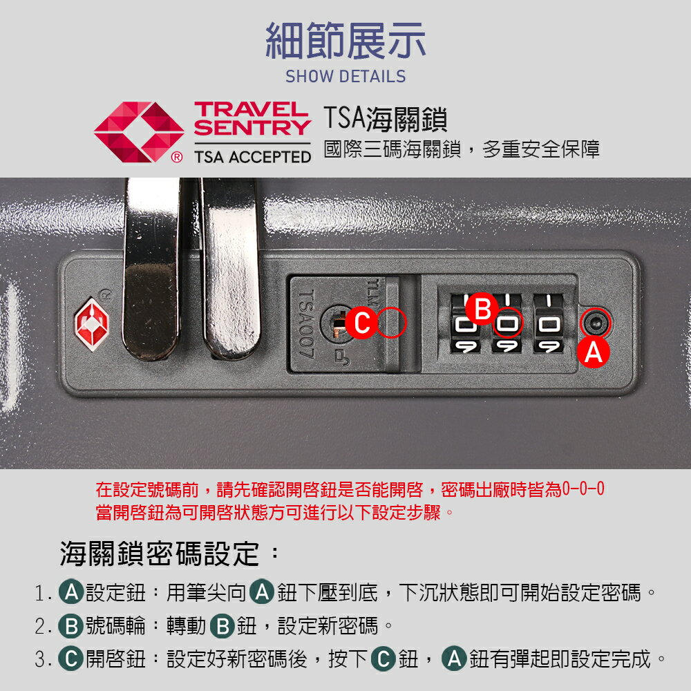 【Estève Deer艾迪兒】28吋前開式行李箱、福利品、TSA海關鎖、鋁合金拉桿、360度飛機輪、耐摔耐刮、可加大 5