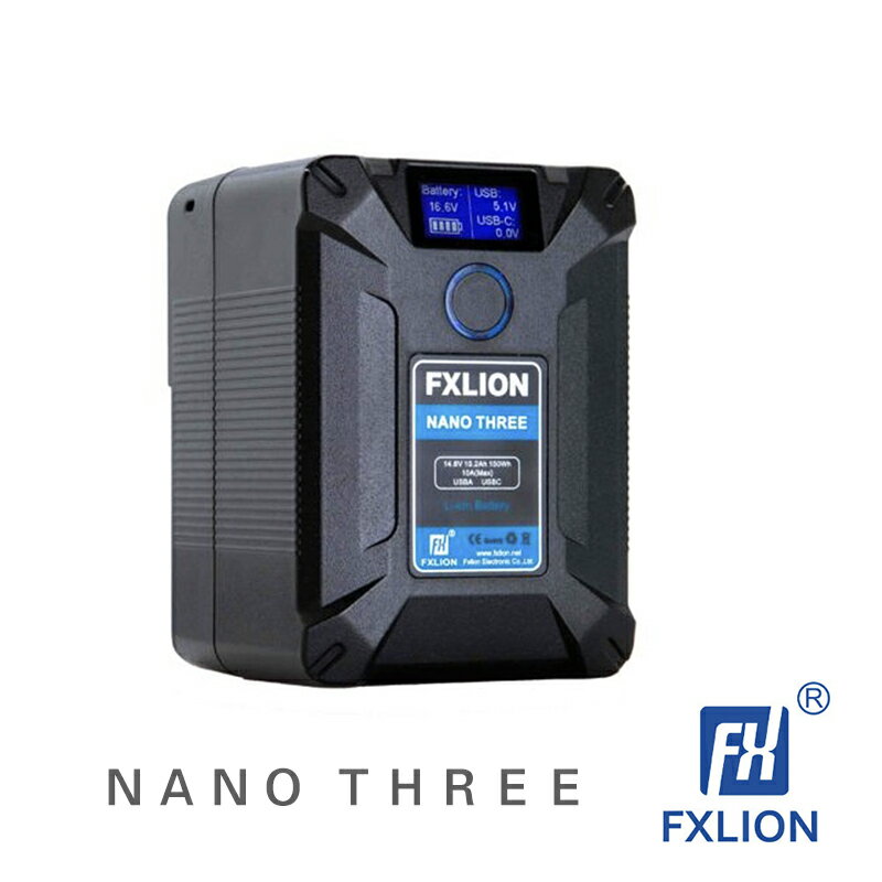 【eYe攝影】現貨 FXLION Nano THREE 150WH V掛電池 行動電源 Micro USB 可充電腦