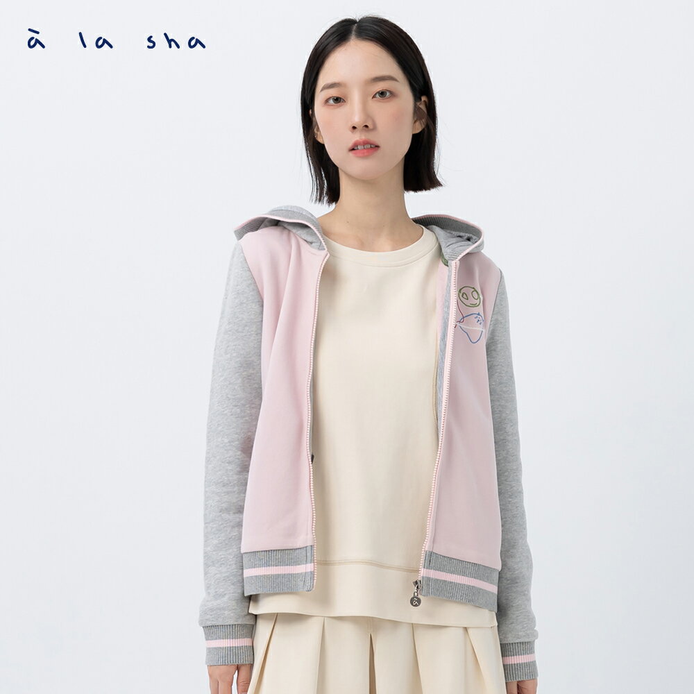 a la sha 家族連帽棒球外套 1