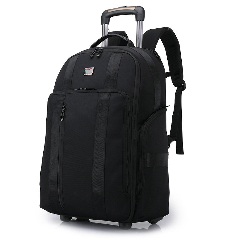 跨境TUMI同款雙肩拉桿背包大容量行李箱多功能隱藏便攜拖輪電腦包 夢露日記