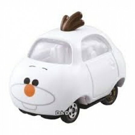 大賀屋 日貨 多美 TSUM 冰雪奇緣 雪寶 小汽車 汽車 兒童玩具 迪士尼 Tomy 正版 L00011677