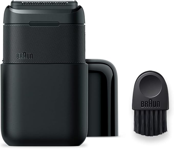 Braun【日本代購】博朗 小型便攜式 mini 電動刮鬍刀男士M-1010 黑色
