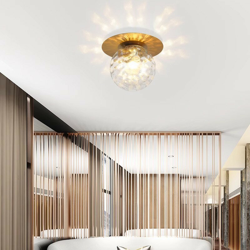 【免運/可開票】 臺灣公司 吊燈 床頭燈 餐廳吊燈 客廳吊燈 壁燈 北歐個性玻璃圓球壁燈具現代客廳臥室床頭壁燈簡約過道走廊燈