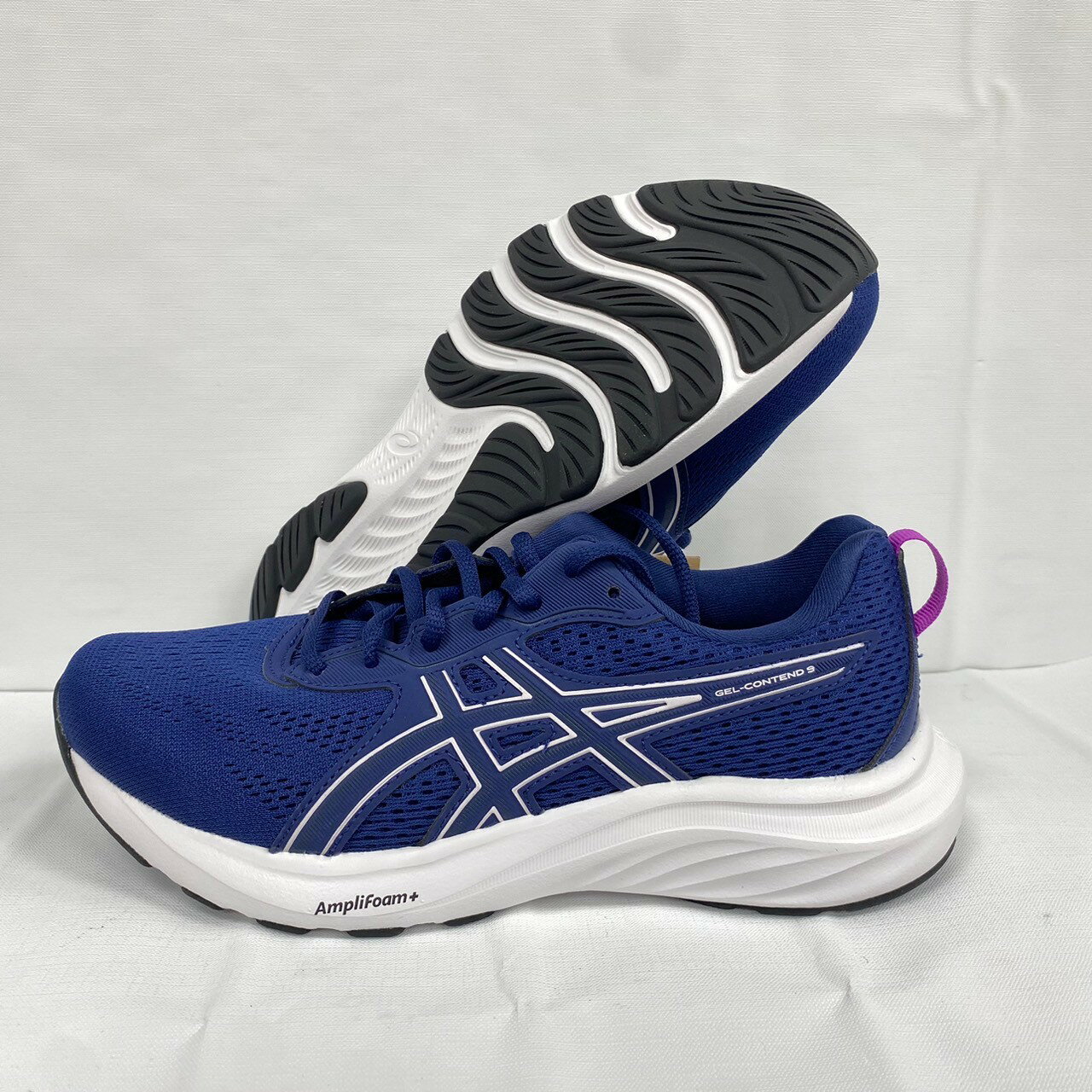 Asics 亞瑟士 女慢跑鞋 GEL-CONTEND 9 D楦 寬楦 藍紫 柔軟升級 1012B678-400 大自在