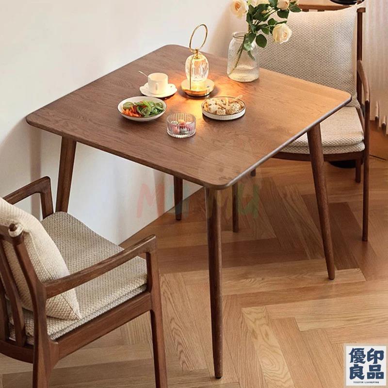 免運 全實木餐桌 小方桌 茶幾 咖啡桌 吃飯桌 小餐桌 實木桌 日式小戶型吃飯桌 全館八折 工廠直銷 店長推薦 y5614