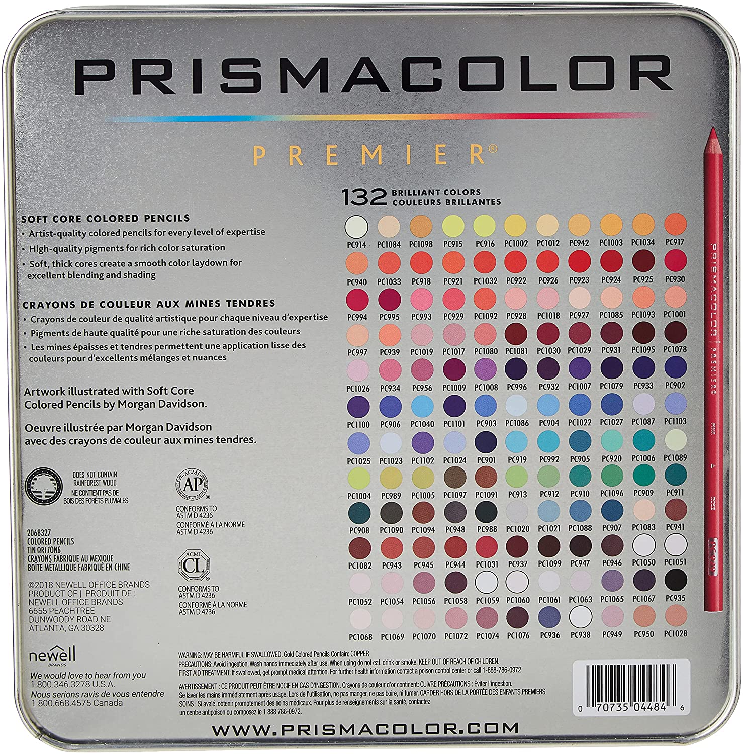 [4美國直購] Prismacolor 頂級油性色鉛筆132色 Premier Soft Core Colored Pencils 4484 2