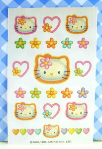 【震撼精品百貨】Hello Kitty 凱蒂貓 KITTY貼紙-紋身貼紙-花花(頭) 震撼日式精品百貨