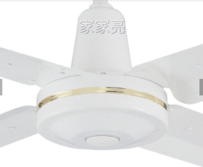 楓光吊扇 52吋 四葉工業鐵吊扇白 內附五段四速壁切開關 110V (A Light) 1