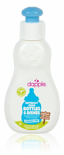 【限時下殺95折】美國【Dapple】天然奶瓶/餐具清潔液 -無香精(90ml)