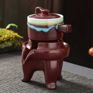 翡翠天目滴建盞懶人自動茶具泡茶器茶壺蓋碗 家用曜變自動泡茶器
