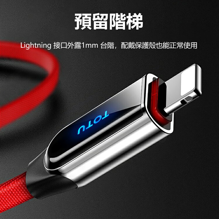 【TOTU】星爍系列Lightning快充傳輸數據線1.2M BLA047【APP享6%回饋】 3