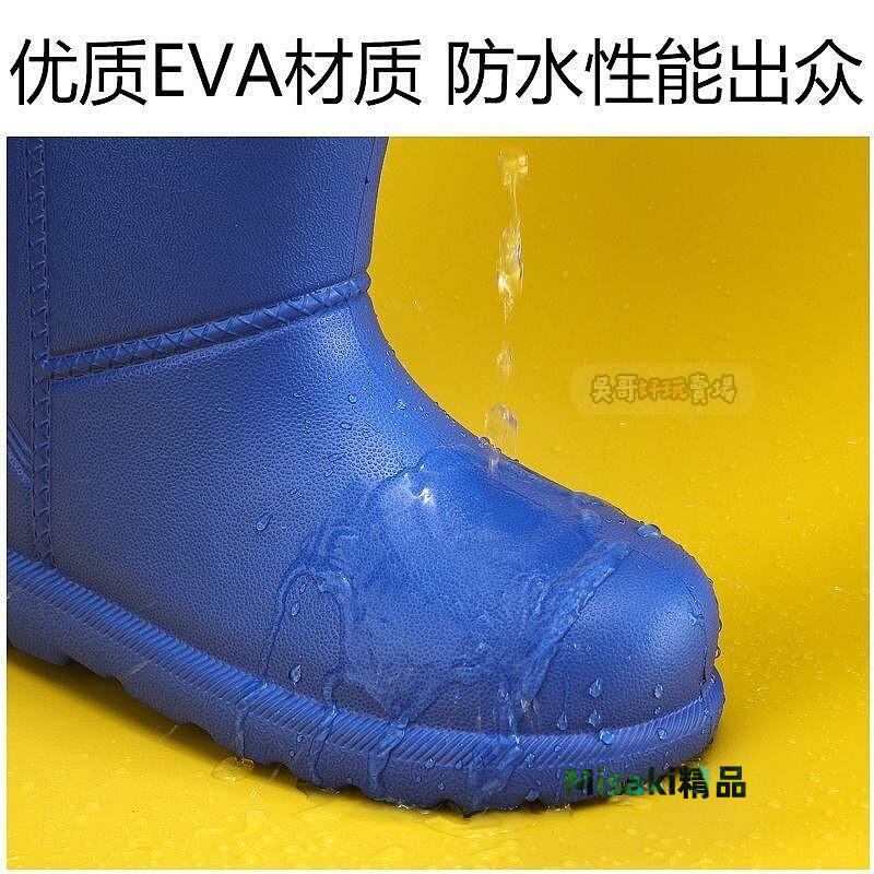 雨鞋 時尚型雨鞋 雨靴 下雨出行裝備 新款 矽膠雨鞋 正品中筒女士雨鞋女款膠鞋中筒水靴女款超輕泡沫雨靴防滑防水雨鞋-Misaki精品