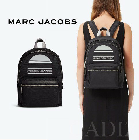 美國正品 Marc jacobs Trek Pack Large Backpack 中性黑色經典運動大型街頭休閒後背包