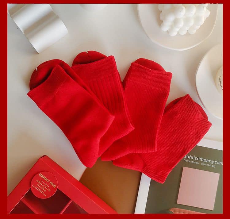 秋冬男士大紅色新年禮盒