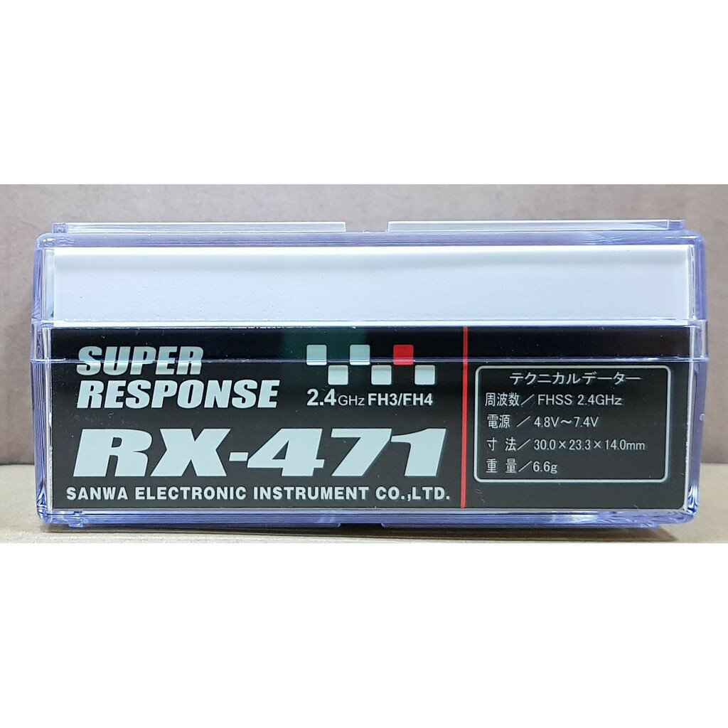 【車車共和國】SANWA 三和 RX-471 四動 自動變頻接收器 (M17,M12S,M12,MT-44,MT-4,MT-S 適用)