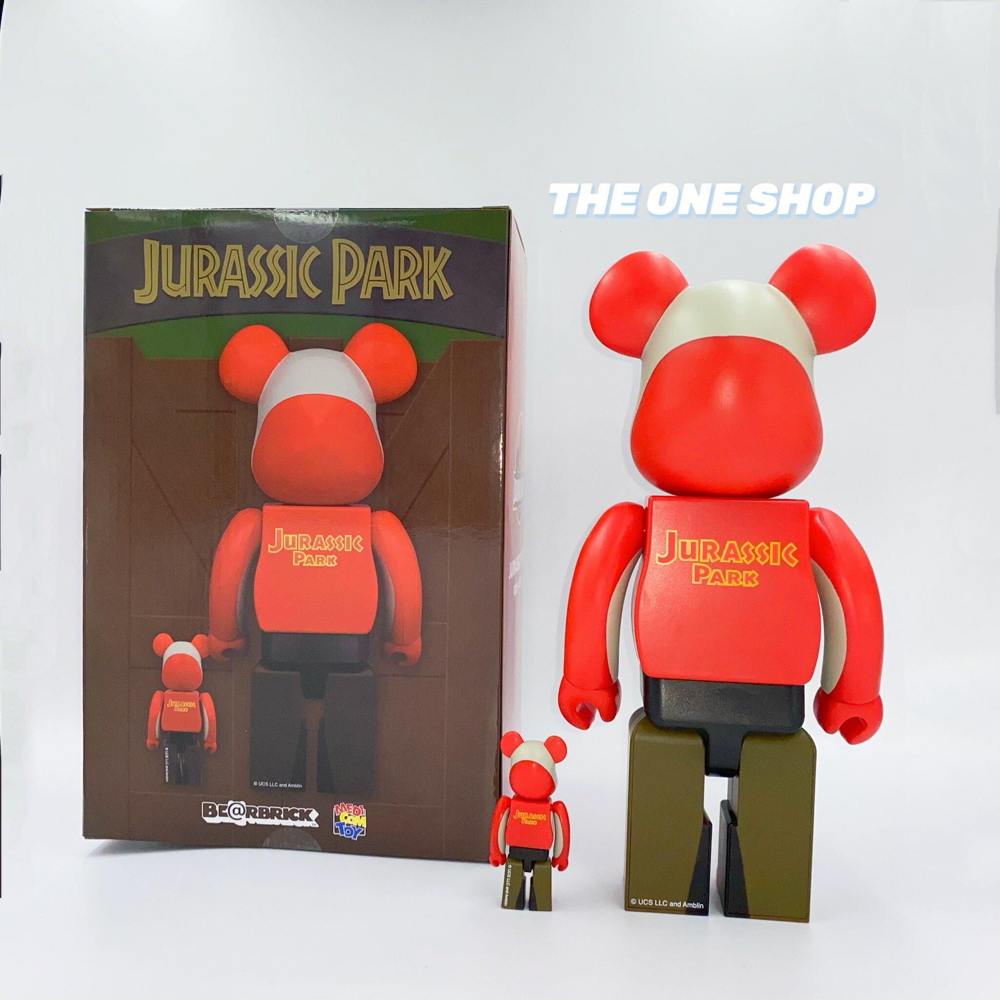 BE@RBRICK JURASSIC PARK 100% & 400%（BE@RBRICK Jurassic Park
