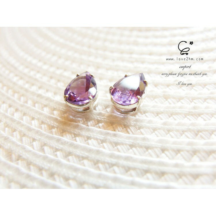 紫晶幻想/紫水晶/晶石鍊墜/925純銀/ [晶晶工坊-love2hm]